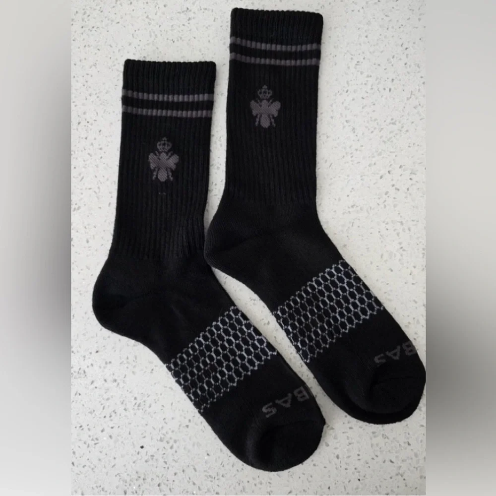 Bombas  Black Socks 3 pairs Size M/L/XL